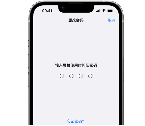 会理iPhone屏幕维修分享iPhone屏幕使用时间密码忘记了怎么办 