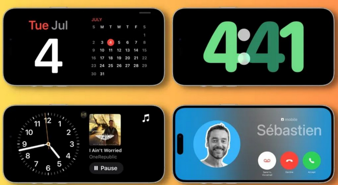 会理苹果手机维修分享iOS17横屏充电待机显示有什么好处 