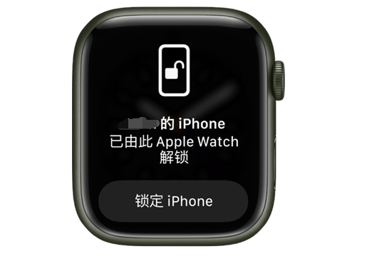 会理苹果手机维修分享用 AppleWatch 解锁配备面容 ID 的 iPhone方法 