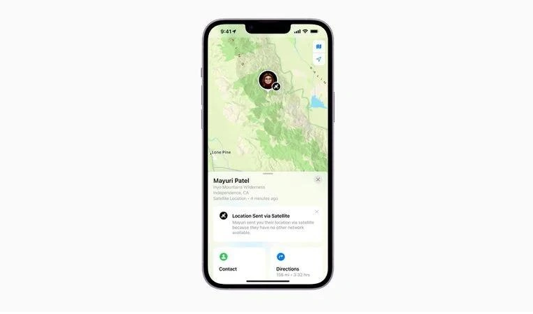 会理苹果14维修分享iPhone14系列中 FindMy功能通过卫星分享位置方法教程 