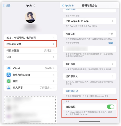 会理苹果手机维修分享iOS 16 自动验证功能开启方法 
