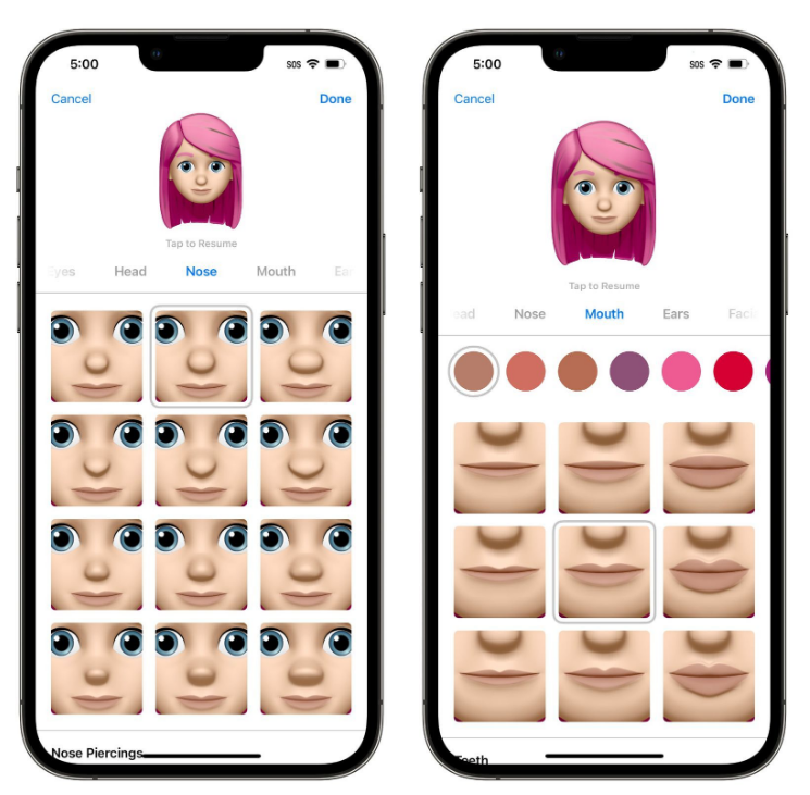 会理苹果手机维修分享​iOS 16中的拟我表情有了哪些变化和升级 